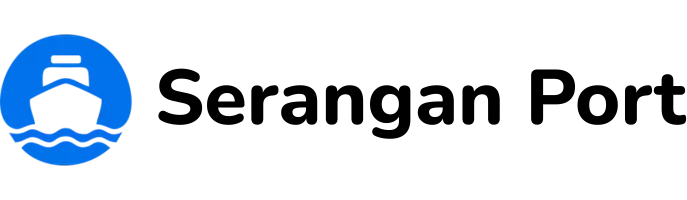 The First of Logo Serangan Port